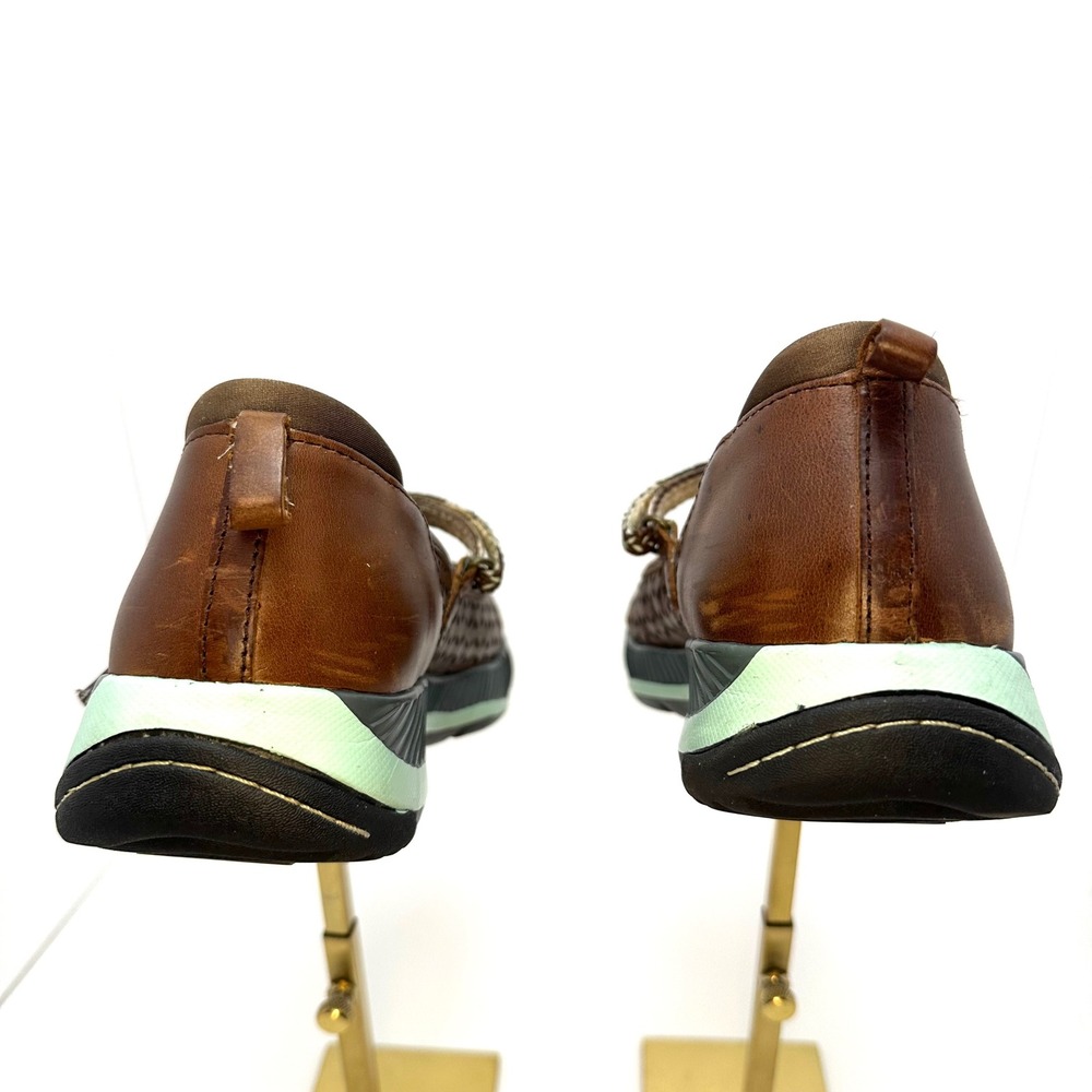 Jambu Bailey MJ Brown Leather Laser Cut Mary Jane Flats Womens 9.5M WJ17BMJ34 - Picture 14 of 14